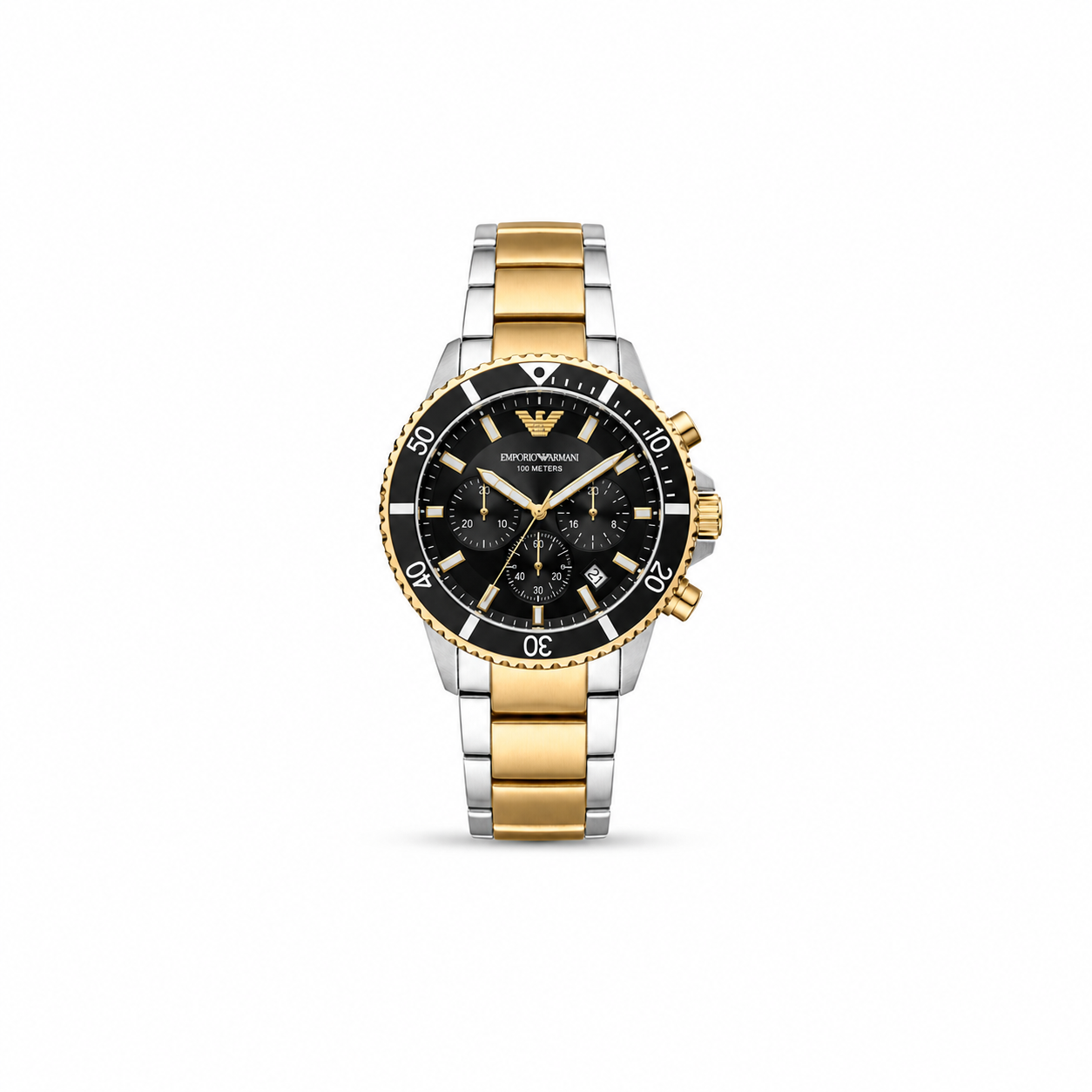 Emporio Armani Men's Two-Tone Chronograph Watch