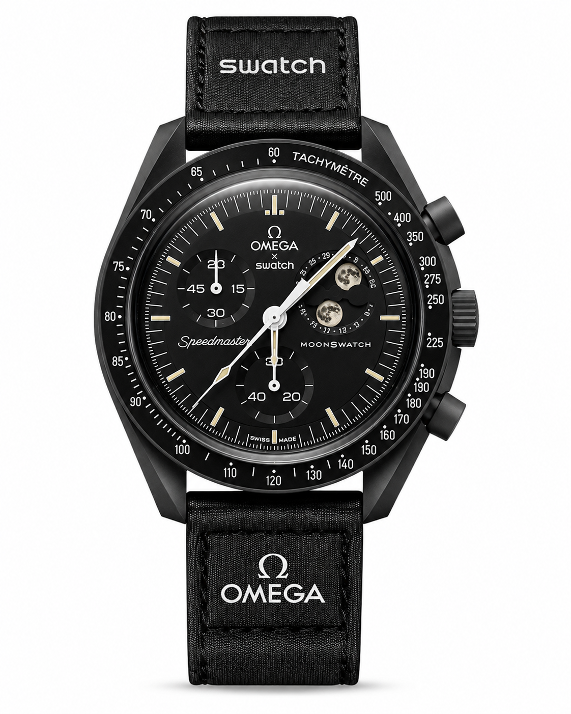omega swatch mission to MOON PHASE