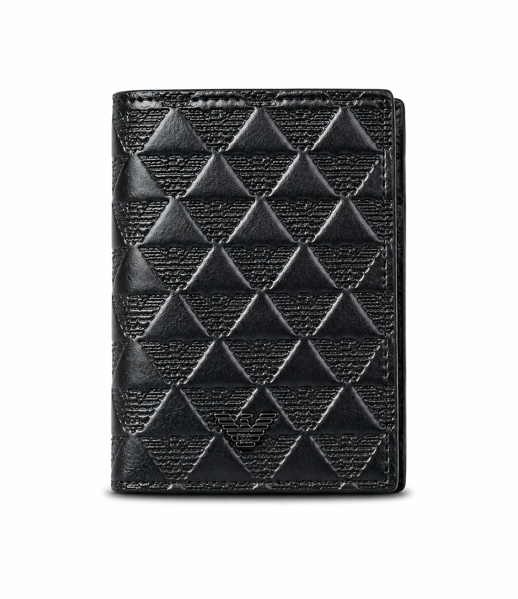 Emporio Armani Embossed Leather Wallet