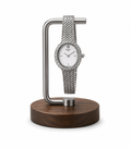 Elegant Women's Silver Mesh Watch