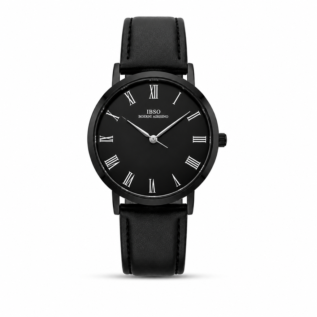 IBSO Classic Leather Dress Watch – Roman Dial