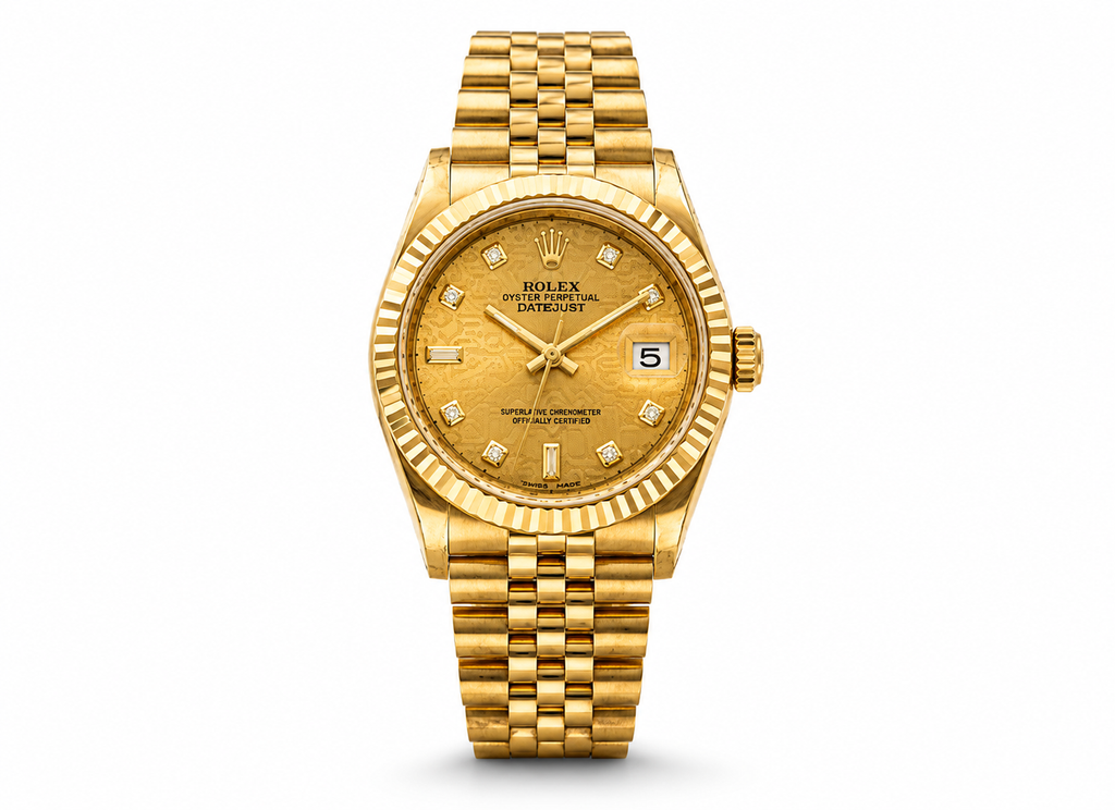 Luxury Gold Diamond Watch