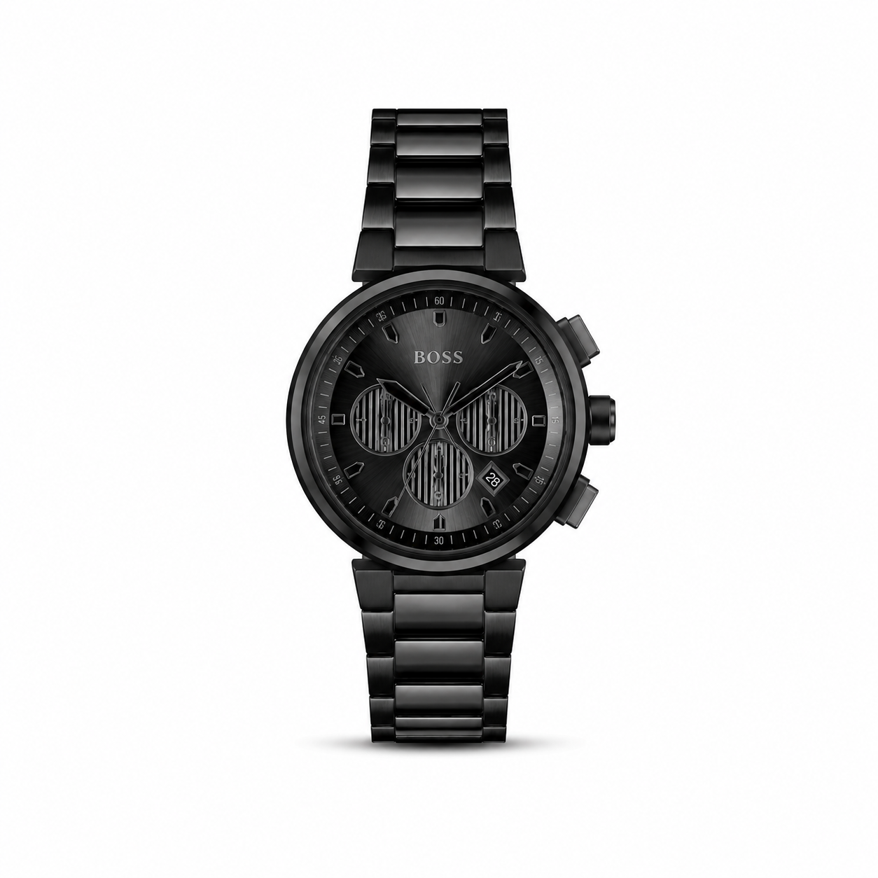 BOSS Men's All-Black Chronograph Watch