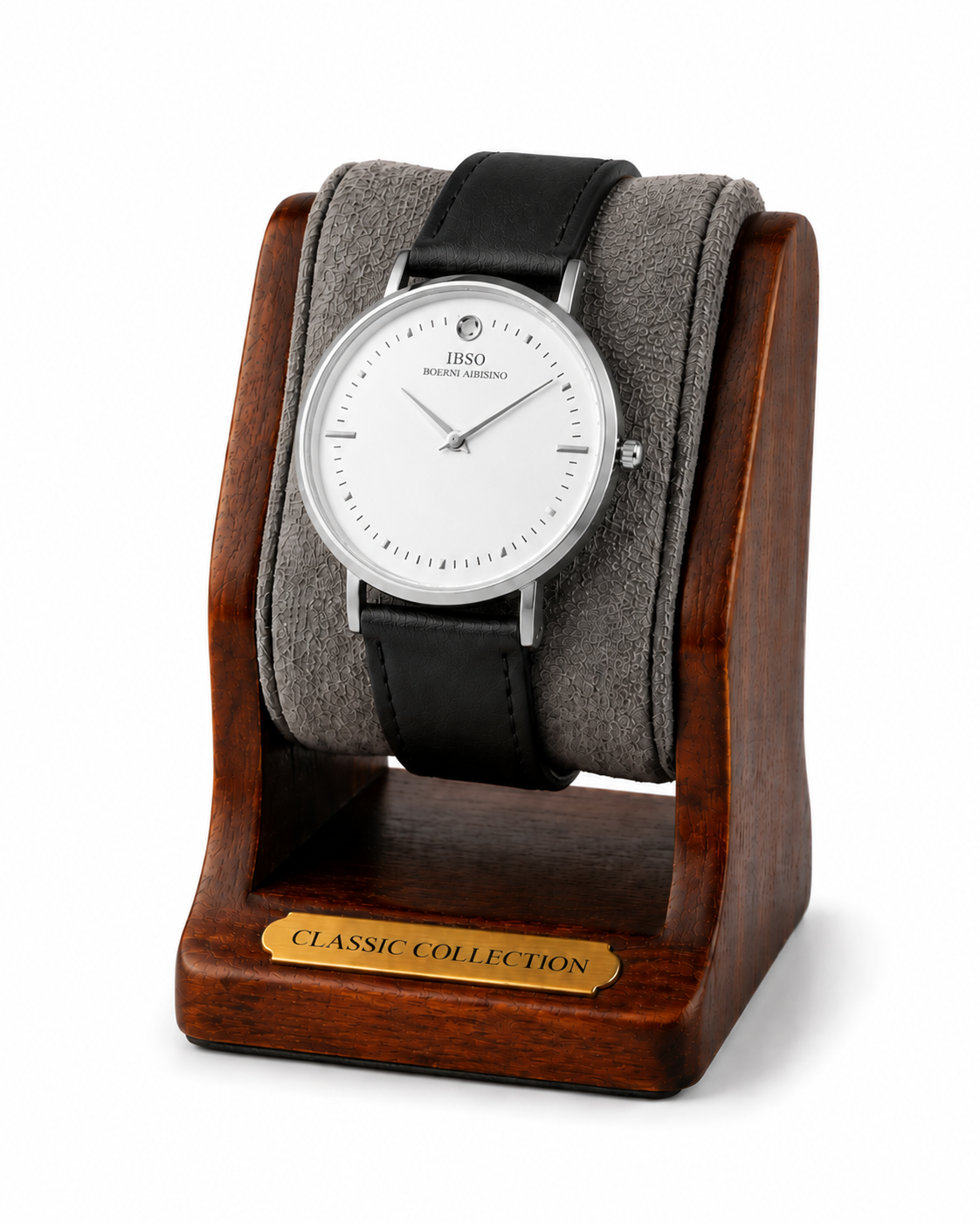 IBSO Classic Minimalist Leather Watch