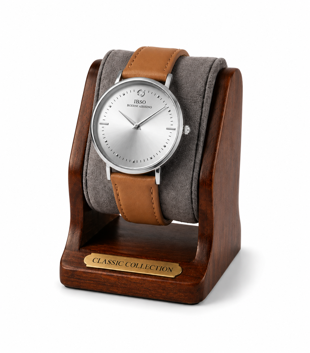 IBSO Classic Minimalist Leather Watch