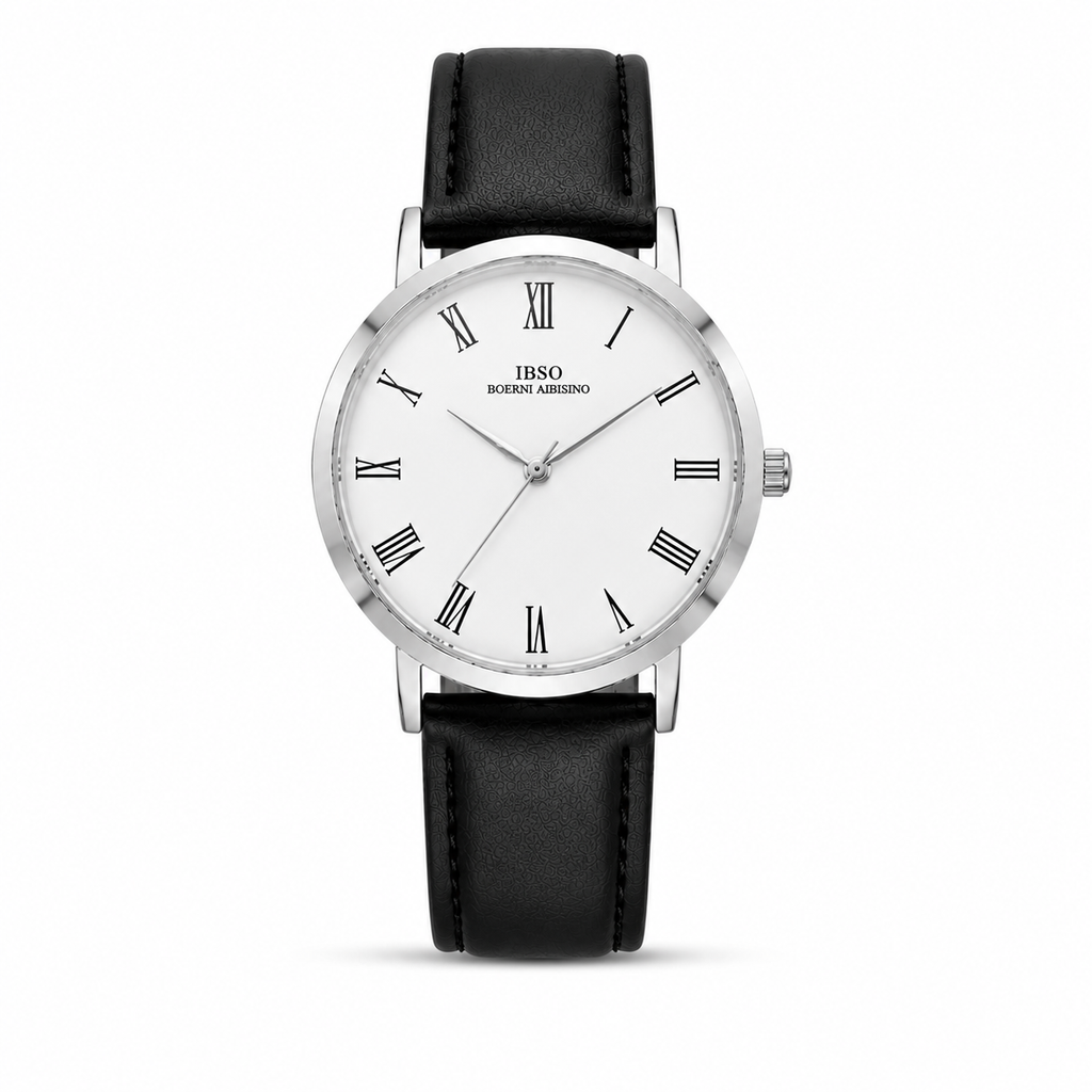 IBSO Classic Leather Dress Watch – Roman Dial