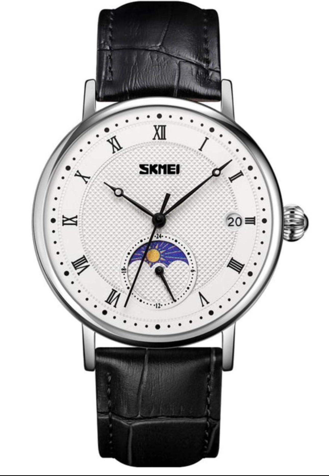 Skmei Moon Phase Leather