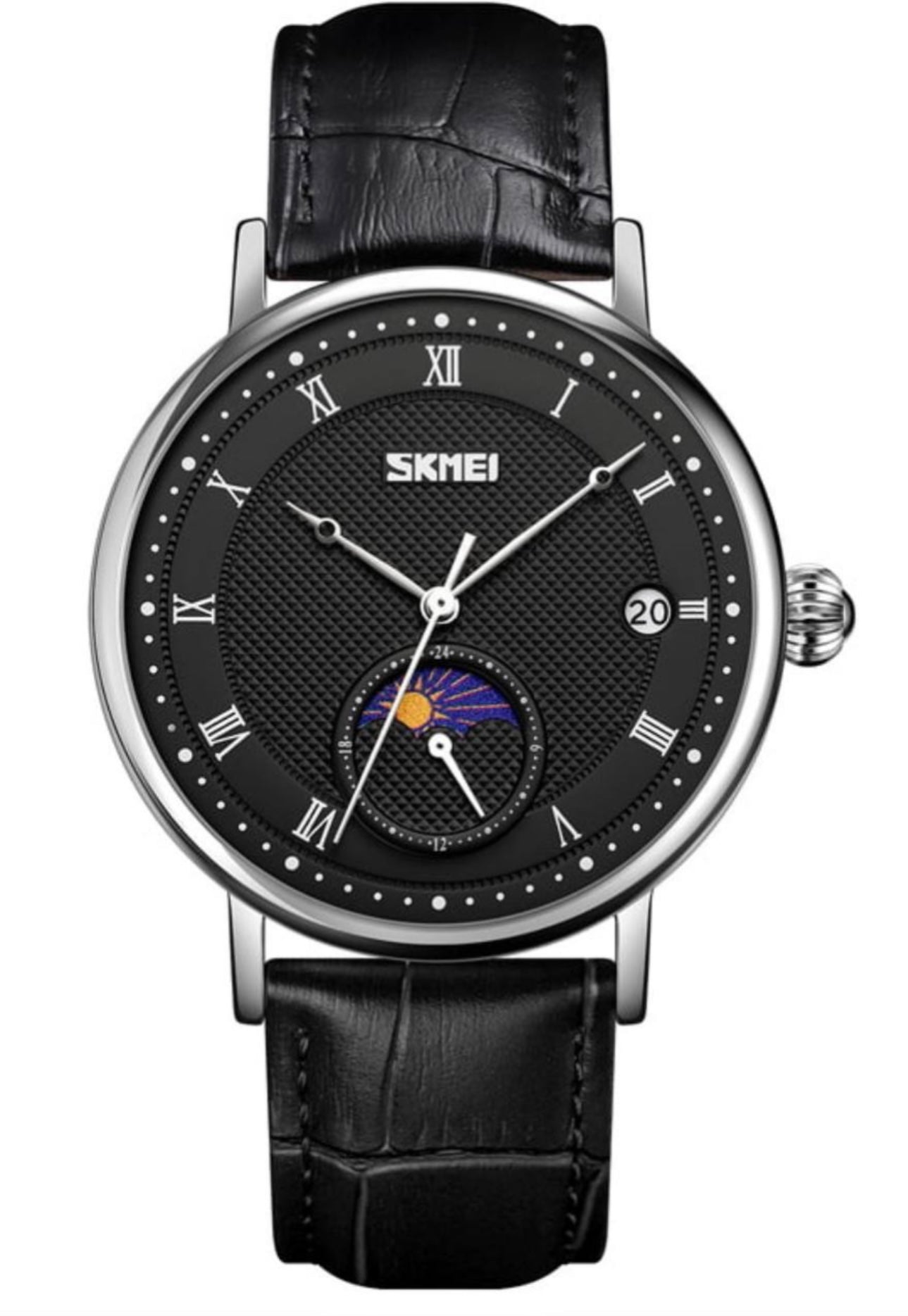 Skmei Moon Phase Leather