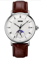 Skmei Moon Phase Leather