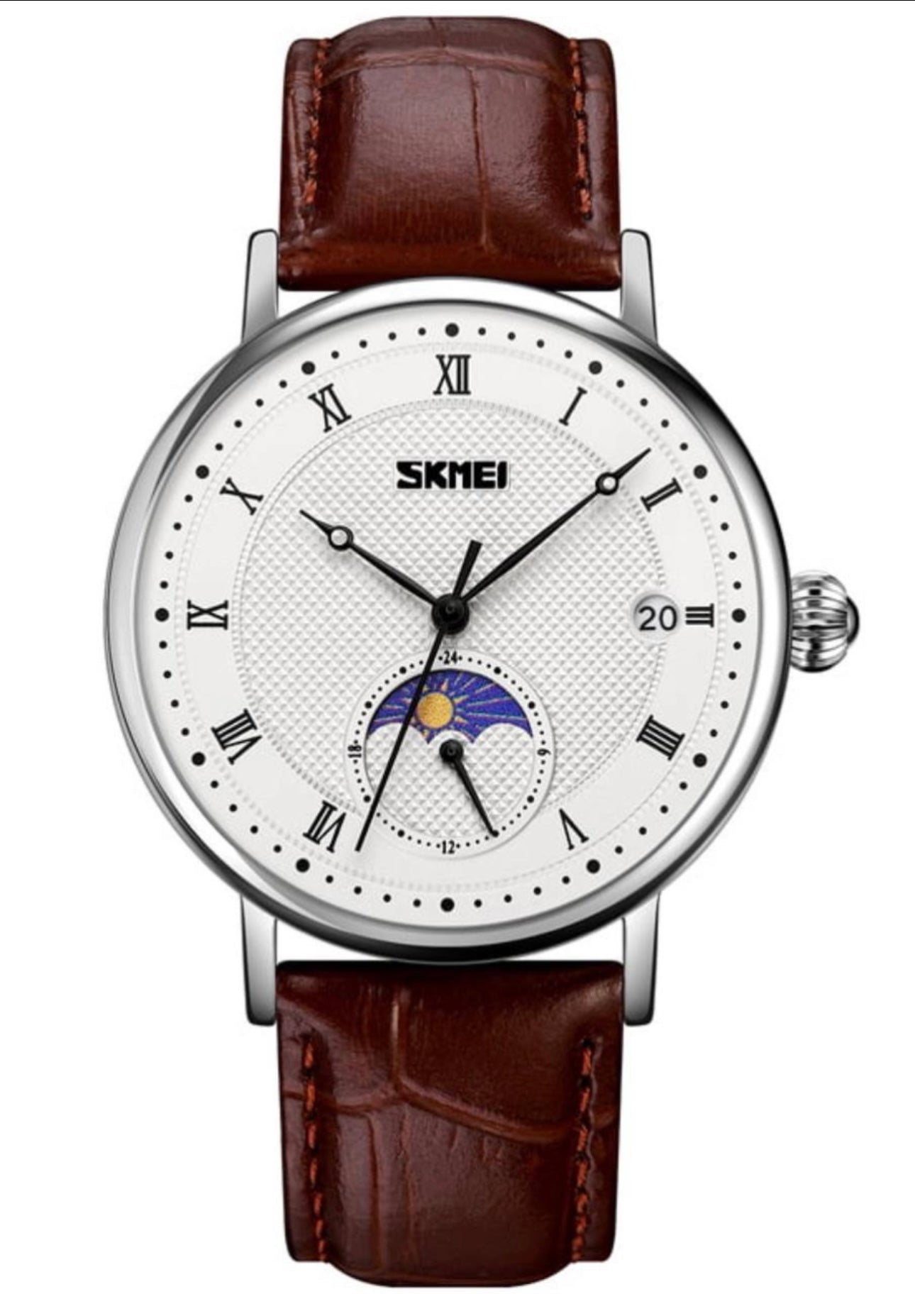 Skmei Moon Phase Leather