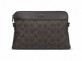 Premium Monogram Leather Clutch Bag