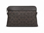 Premium Monogram Leather Clutch Bag