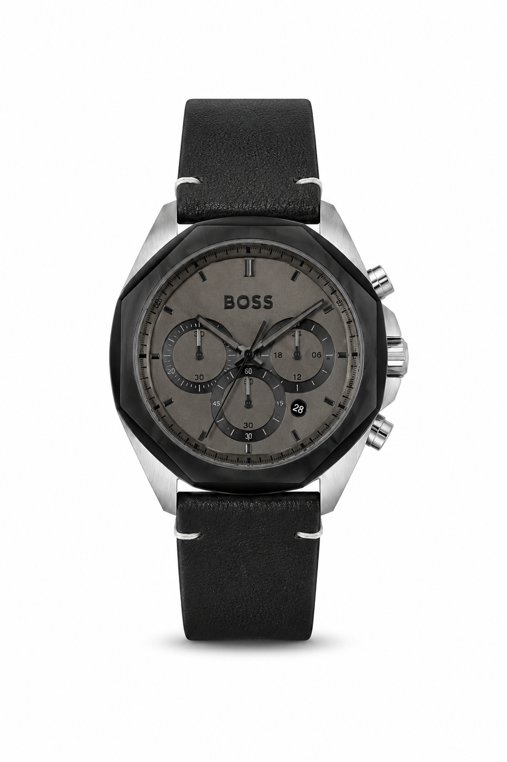 BOSS Men's Gunmetal Chronograph Watch