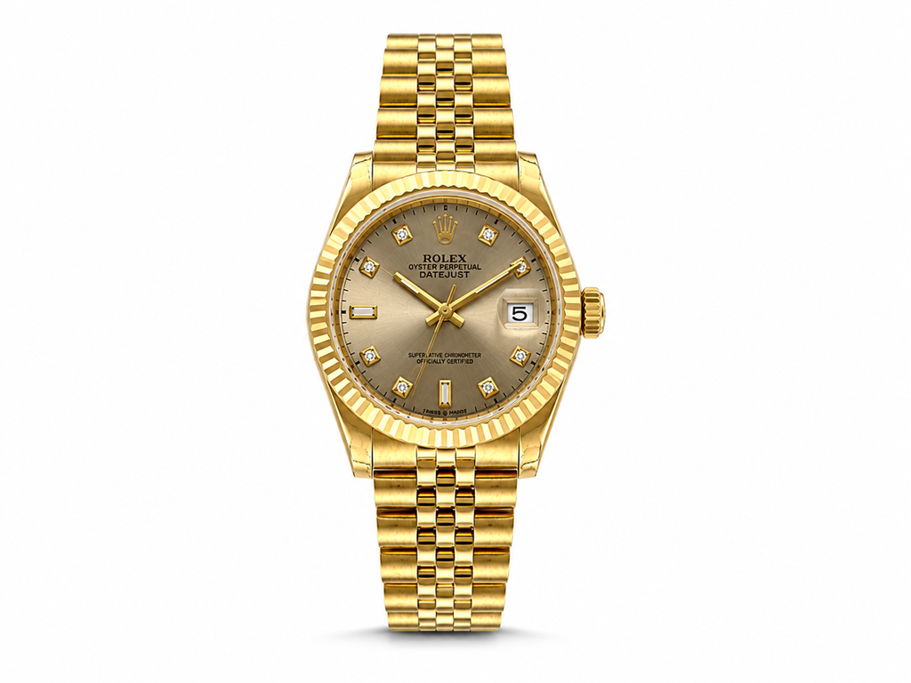 Luxury Gold Diamond Watch