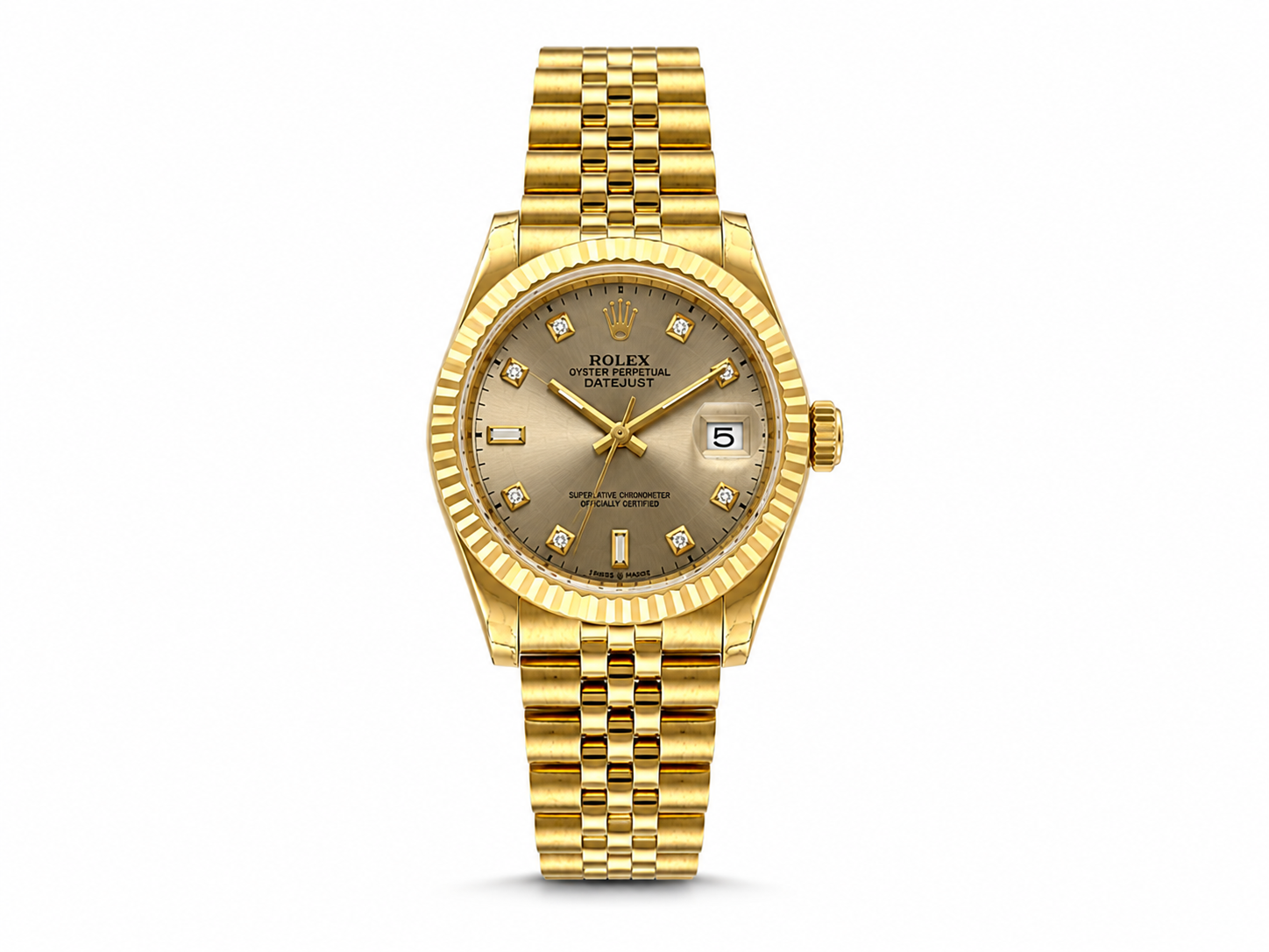 Luxury Gold Diamond Watch