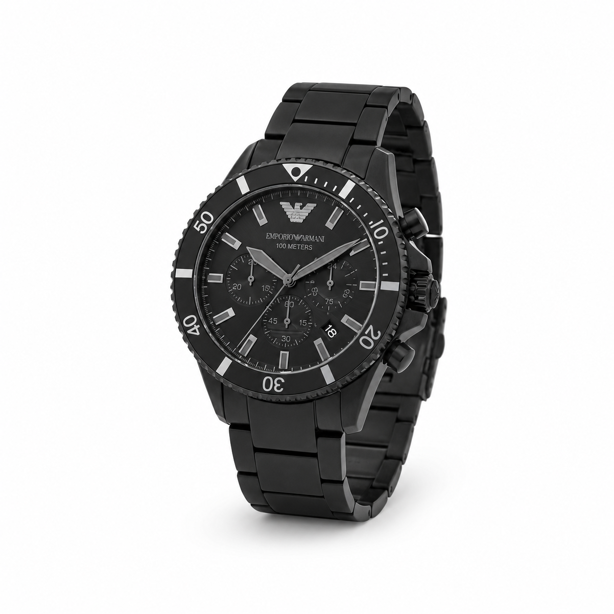 Emporio Armani Men's Two-Tone Chronograph Watch