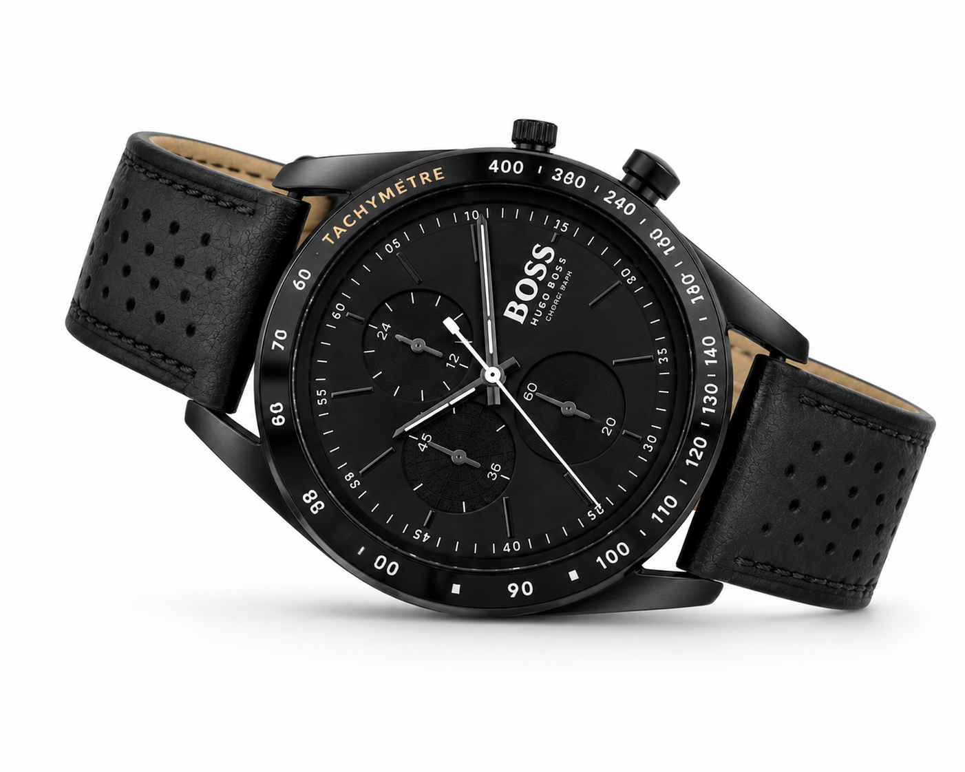 BOSS Men's Black Chronograph Watch