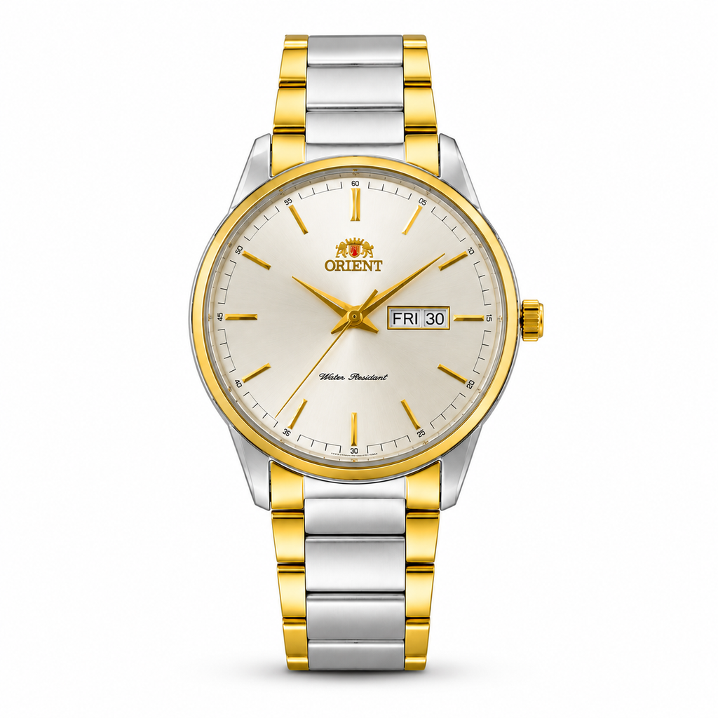 Orient Classic Day-Date Two-Tone Stainless Steel Watch