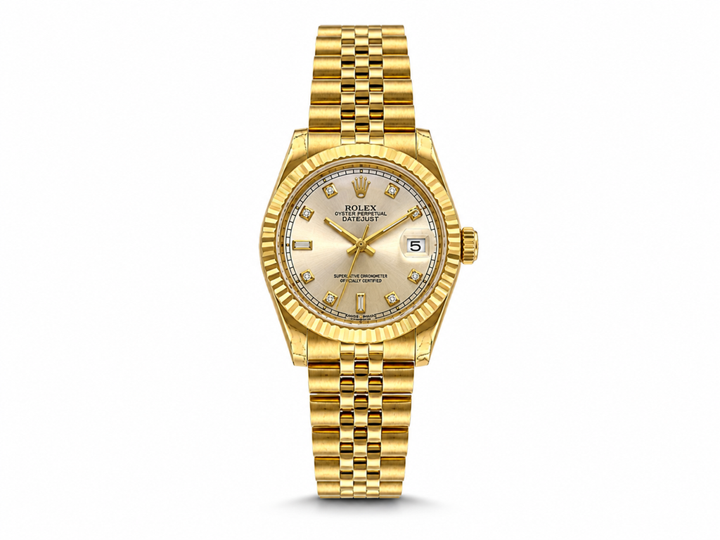 Luxury Gold Diamond Watch