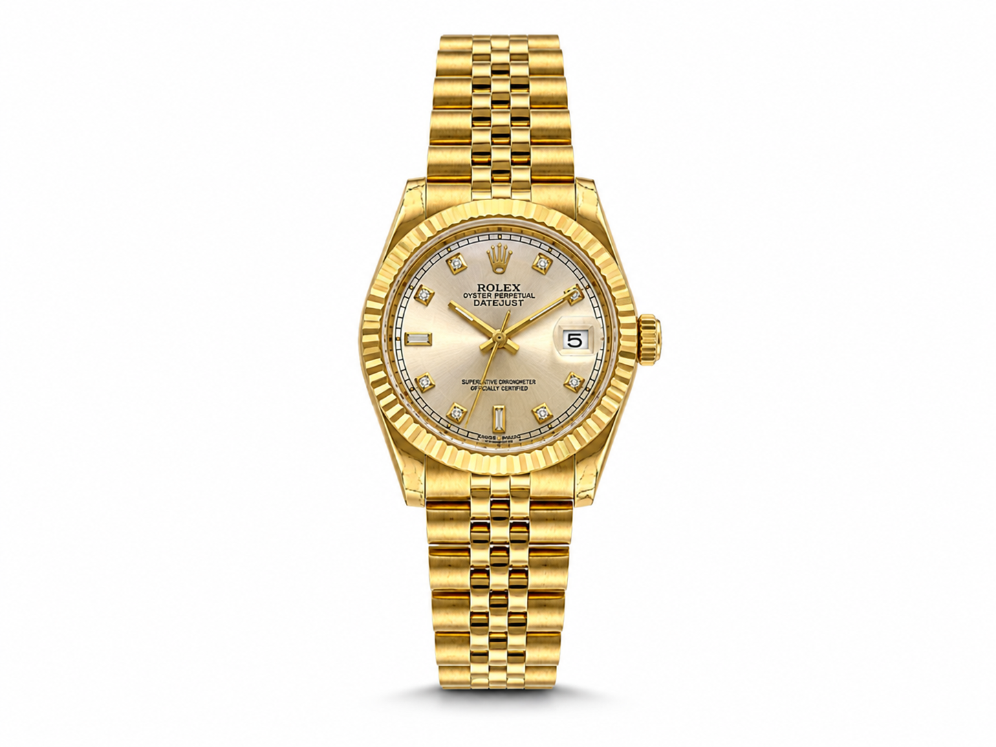 Luxury Gold Diamond Watch